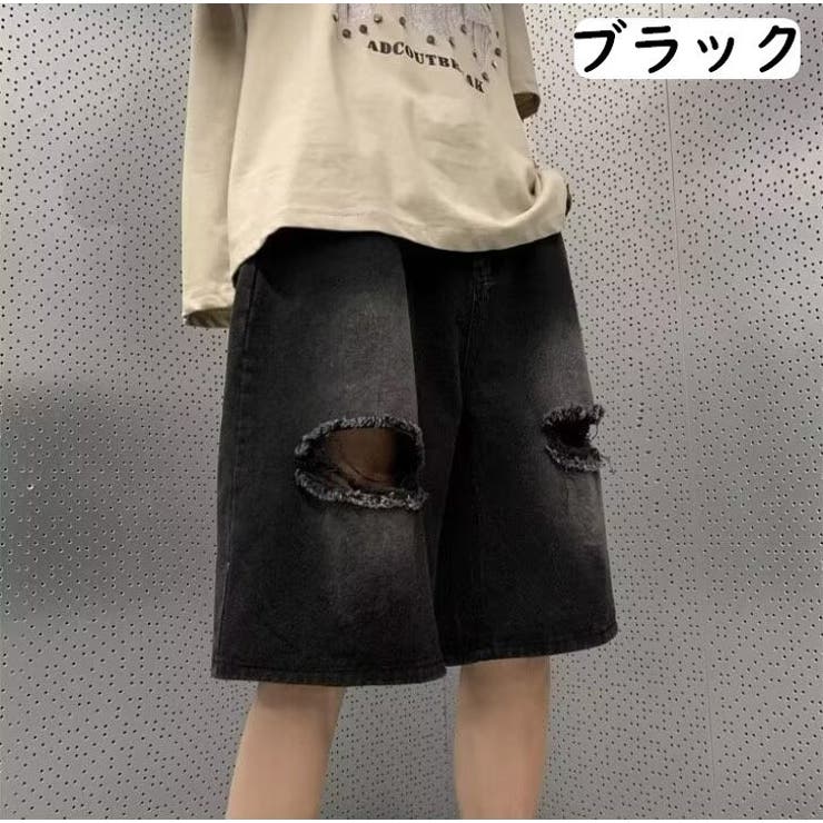 ハーフパンツ デニムパンツ 半ズボン | PlusNao | 詳細画像12 