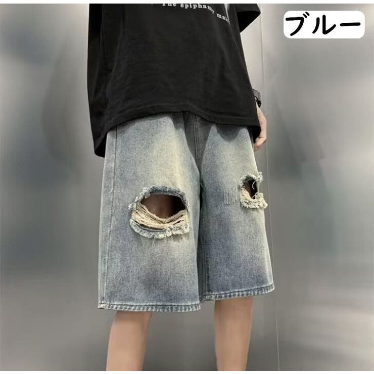 ハーフパンツ デニムパンツ 半ズボン | PlusNao | 詳細画像13 
