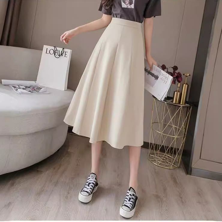 スカート フレア 膝丈 | PlusNao | 詳細画像2 