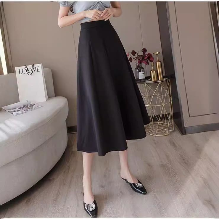 スカート フレア 膝丈 | PlusNao | 詳細画像3 