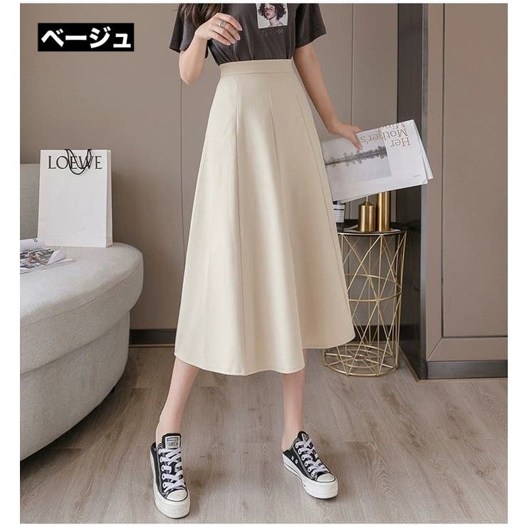 スカート フレア 膝丈 | PlusNao | 詳細画像6 