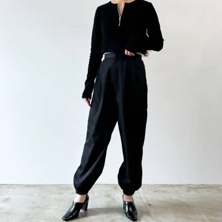 ナイロンカーゴパンツ レディース ボトムス | PlusNao | 詳細画像10 