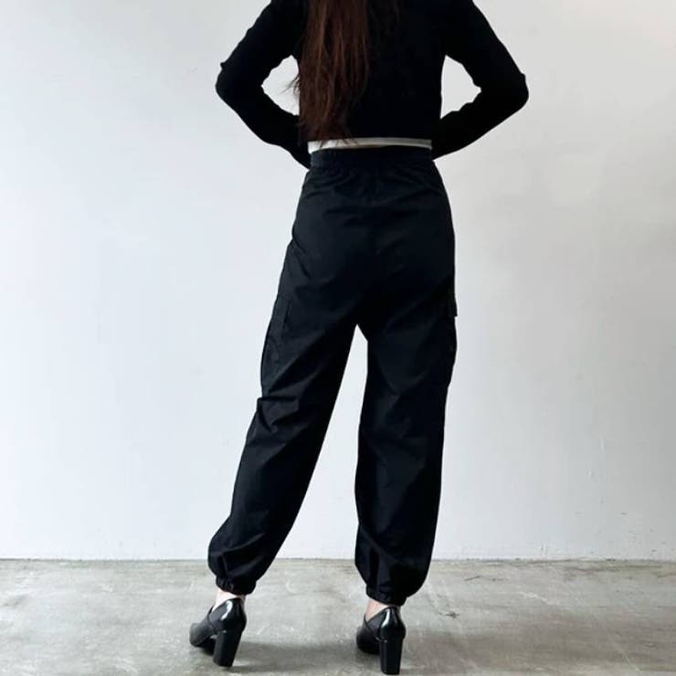 ナイロンカーゴパンツ レディース ボトムス | PlusNao | 詳細画像11 