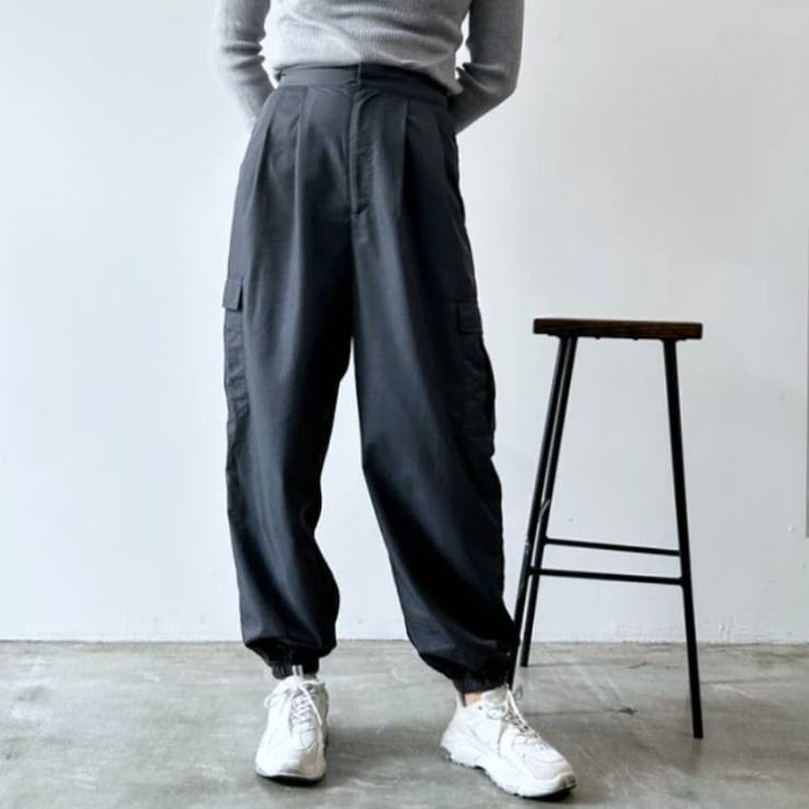 ナイロンカーゴパンツ レディース ボトムス | PlusNao | 詳細画像5 