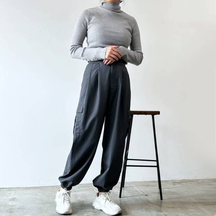 ナイロンカーゴパンツ レディース ボトムス | PlusNao | 詳細画像7 