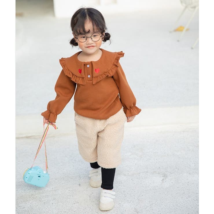 レギンス付きハーフパンツ ハーフパンツ付きレギンス 重ね着風[品番 