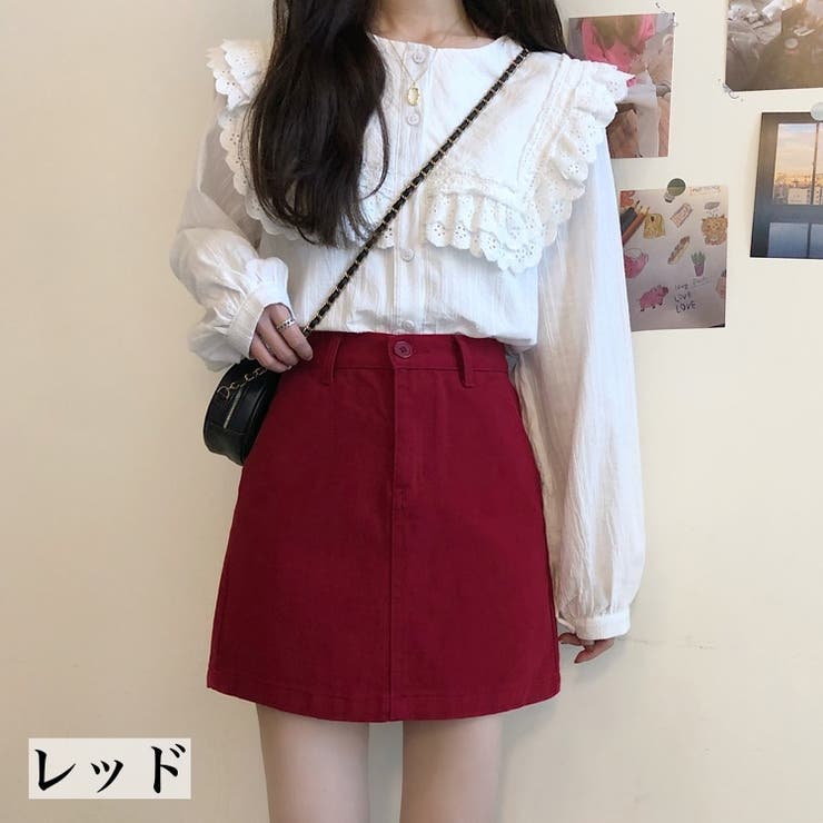 ミニスカート Aライン ハイウエスト | PlusNao | 詳細画像10 