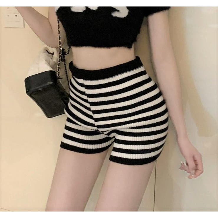 ショートパンツ 短パン リブニット | PlusNao | 詳細画像5 