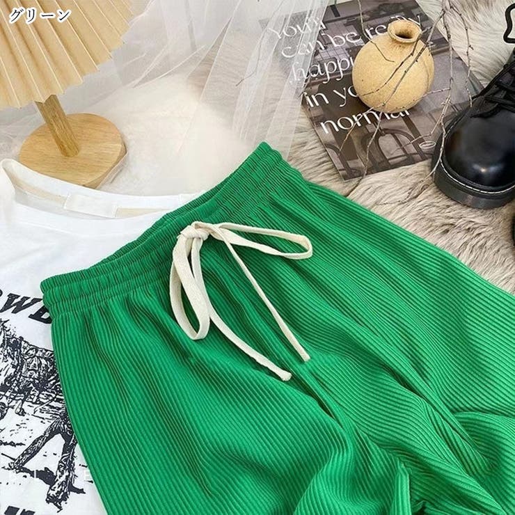 リブパンツ ロングパンツ 長ズボン | PlusNao | 詳細画像13 