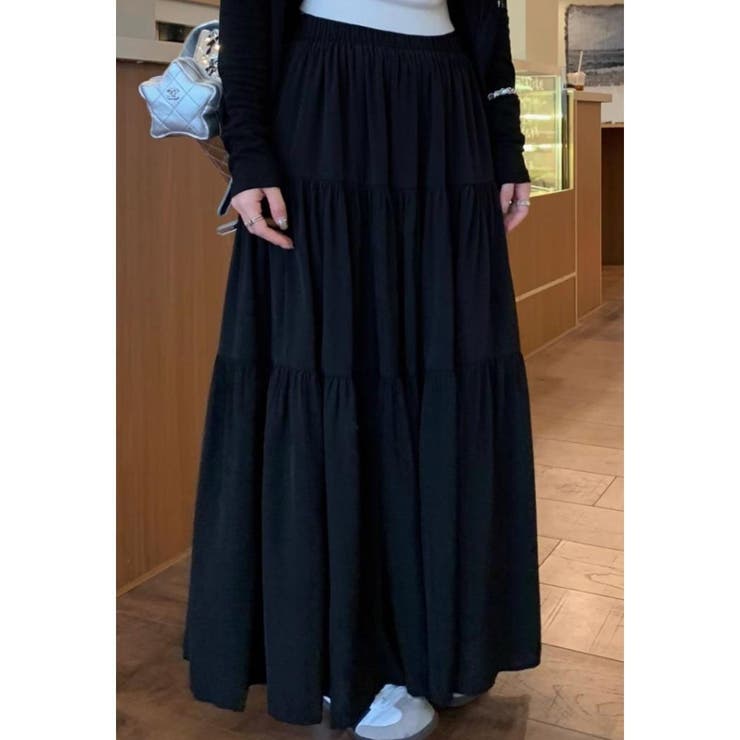 ロングスカート フレアスカート マキシ丈 | PlusNao | 詳細画像8 