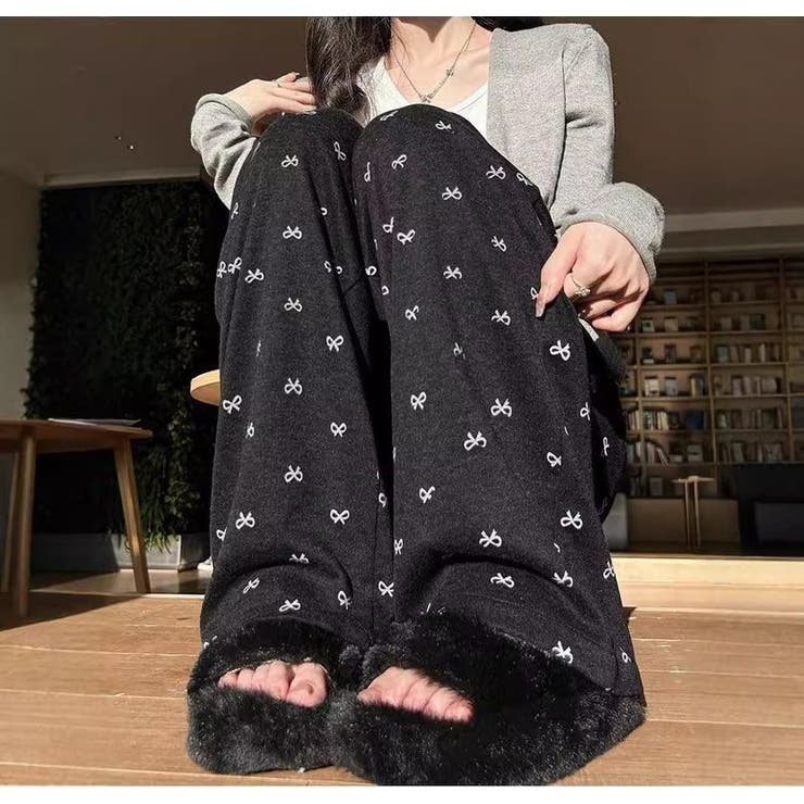 ワイドパンツ ロングパンツ スウェットパンツ | PlusNao | 詳細画像5 