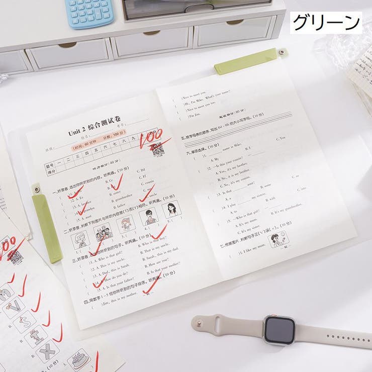 クリアファイル クリップファイル 文房具 | PlusNao | 詳細画像15 