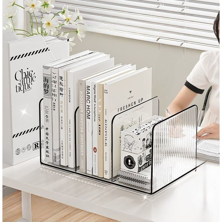 ブックスタンド 本立て 3列 | PlusNao | 詳細画像2 