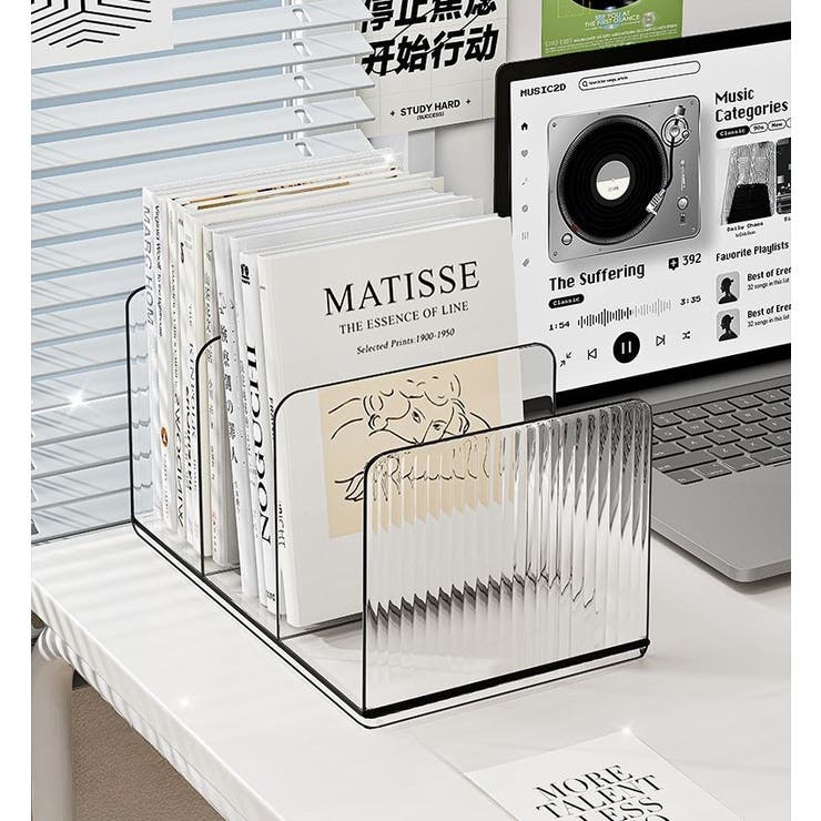 ブックスタンド 本立て 3列 | PlusNao | 詳細画像5 