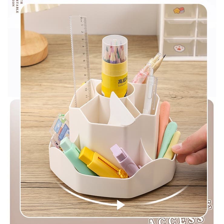 ペンホルダー ペン立て 回転式 | PlusNao | 詳細画像5 