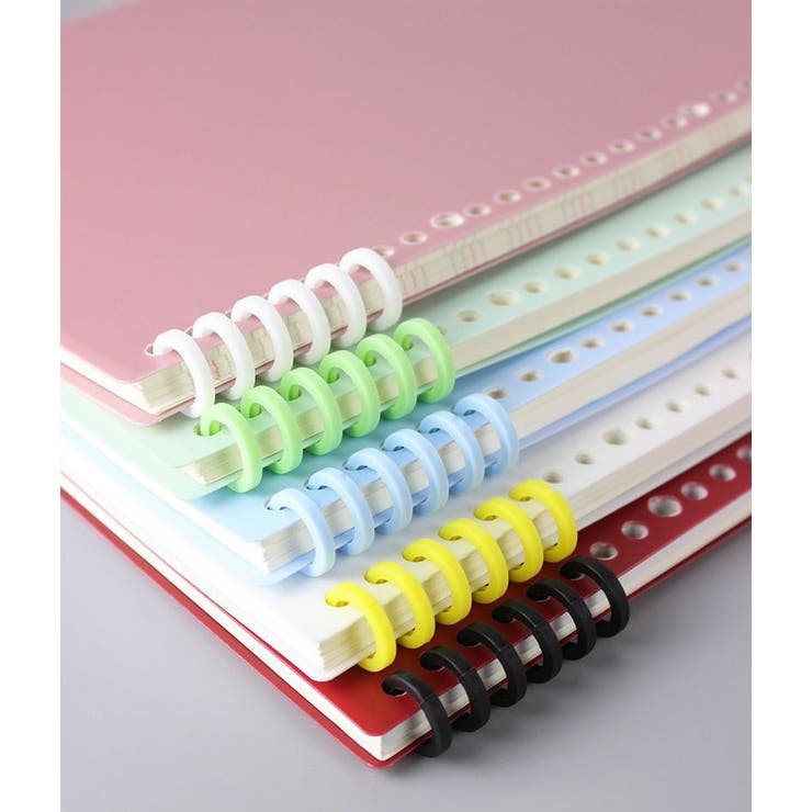 ルーズリーフリング バインダーリング 同色10個セット | PlusNao | 詳細画像2 