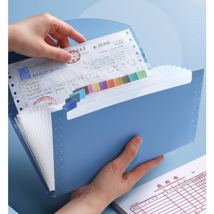 ファイルケース ドキュメントファイル 13ポケット | PlusNao | 詳細画像3 