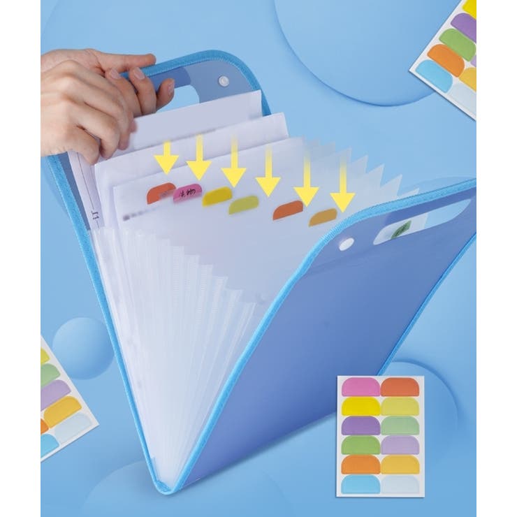 アコーディオンファイル たて型 13ポケット | PlusNao | 詳細画像6 