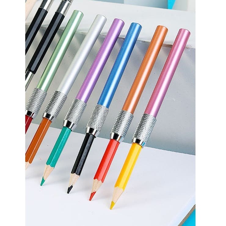 鉛筆延長ホルダー 鉛筆キャップ 文房具補助軸 | PlusNao | 詳細画像2 