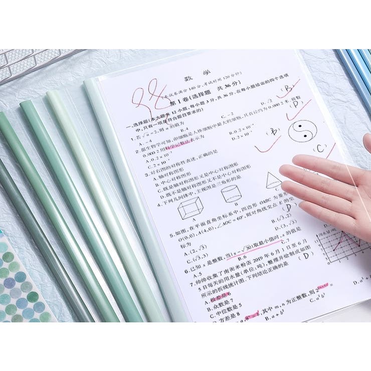 クリアファイル 10枚セット スライドファイル | PlusNao | 詳細画像2 