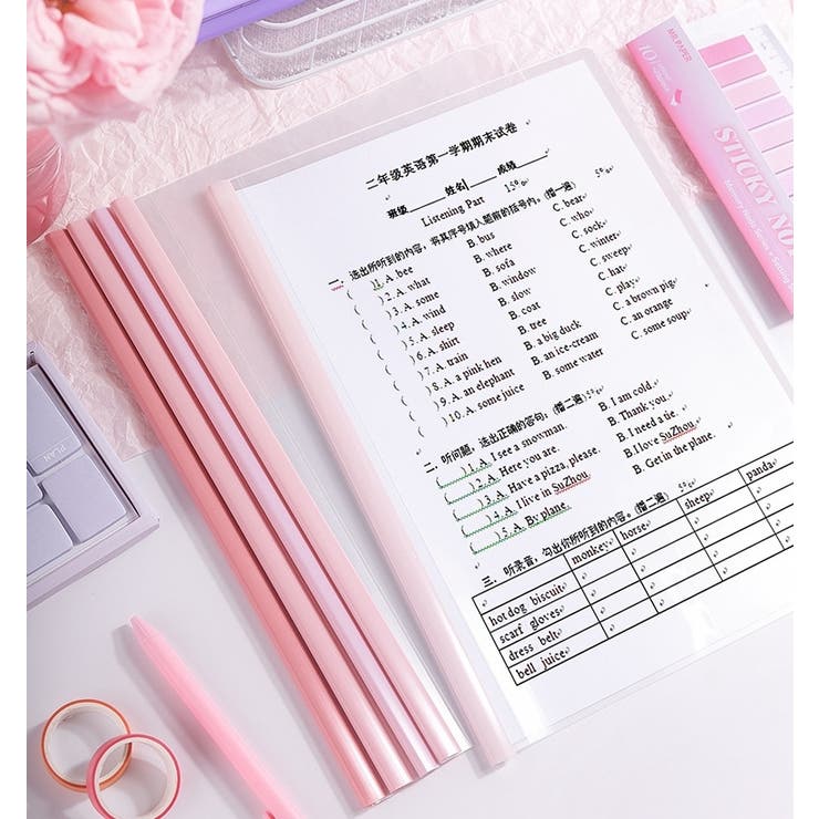 クリアファイル 10枚セット スライドファイル | PlusNao | 詳細画像4 