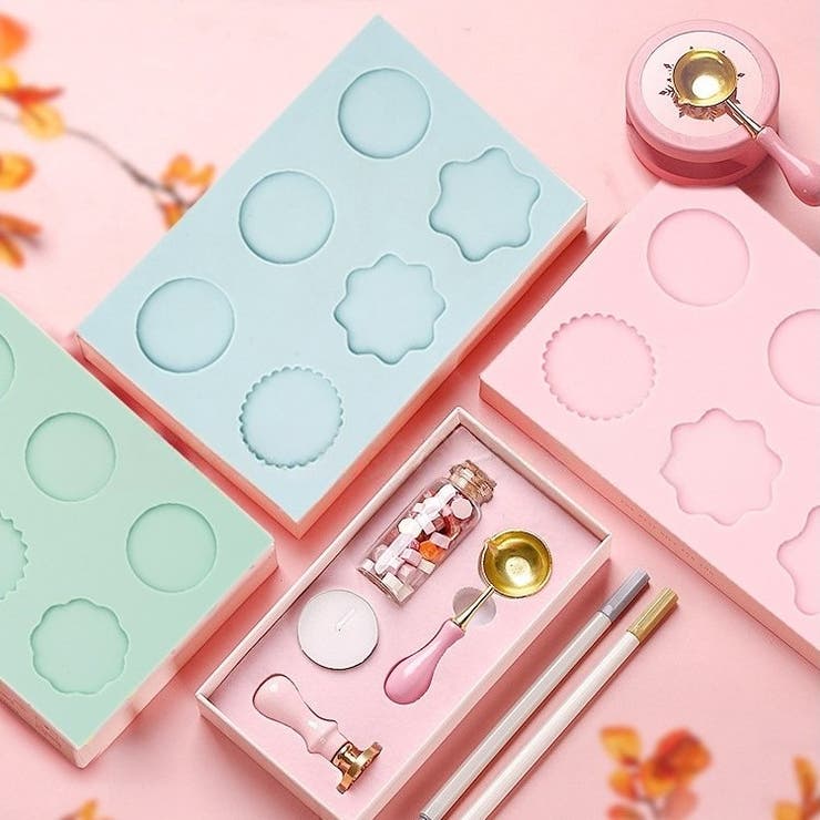 シーリングスタンプ用シリコンモールド テンプレート スタンプガイド | PlusNao | 詳細画像4 