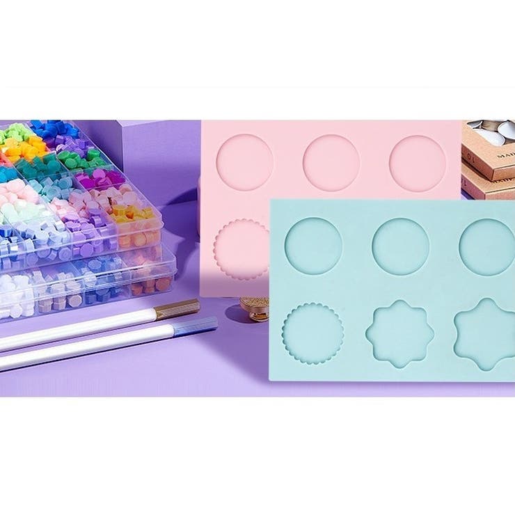 シーリングスタンプ用シリコンモールド テンプレート スタンプガイド | PlusNao | 詳細画像5 