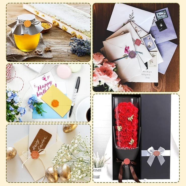 シーリングスタンプ用フレーム シーリングワックス デザインスタンプ | PlusNao | 詳細画像4 