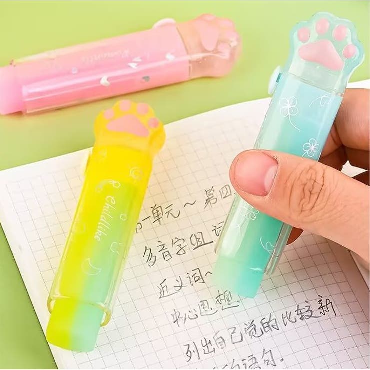 消しゴム スティック型消しゴム 猫 | PlusNao | 詳細画像3 