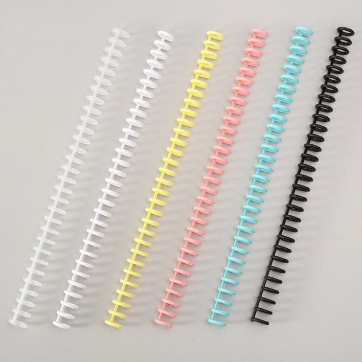 ルーズリーフバインダーリング 5個セット プラスチック製 | PlusNao | 詳細画像2 