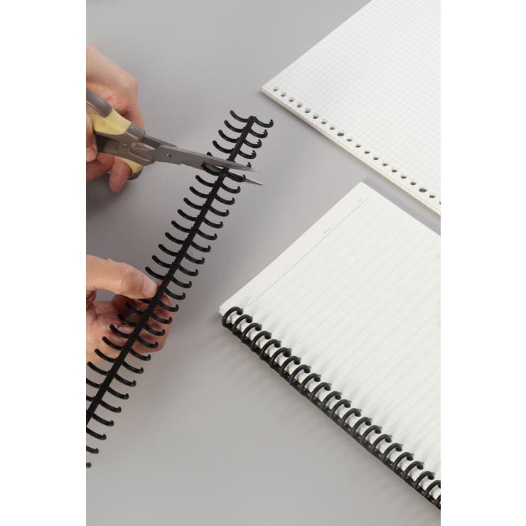 ルーズリーフバインダーリング 5個セット プラスチック製 | PlusNao | 詳細画像6 