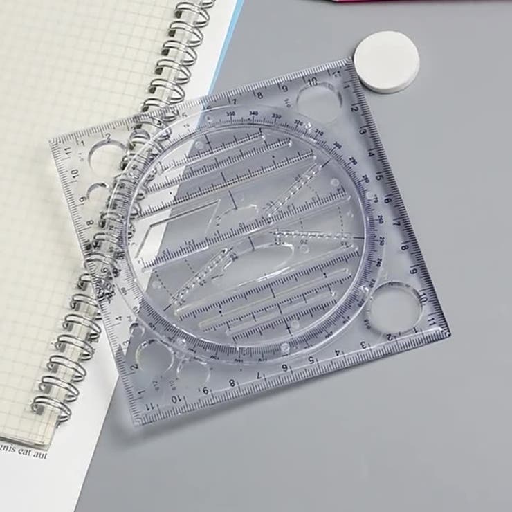 図形テンプレート定規 回転式 360度 | PlusNao | 詳細画像11 