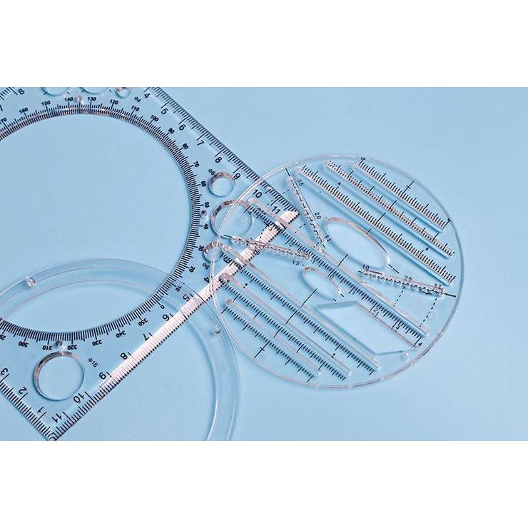 図形テンプレート定規 回転式 360度 | PlusNao | 詳細画像12 