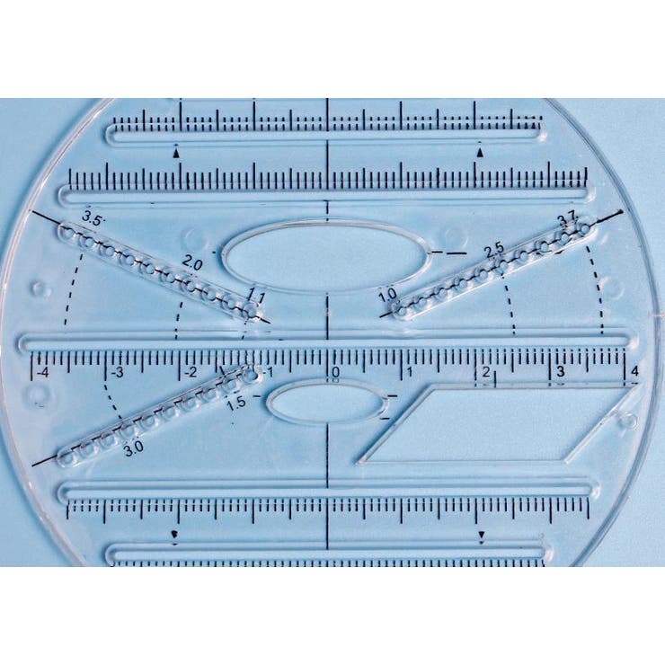図形テンプレート定規 回転式 360度 | PlusNao | 詳細画像14 