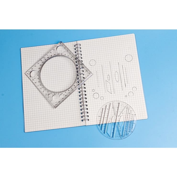 図形テンプレート定規 回転式 360度 | PlusNao | 詳細画像8 