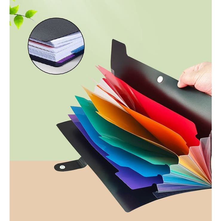 ファイルケース ドキュメントファイル 7ポケット | PlusNao | 詳細画像2 