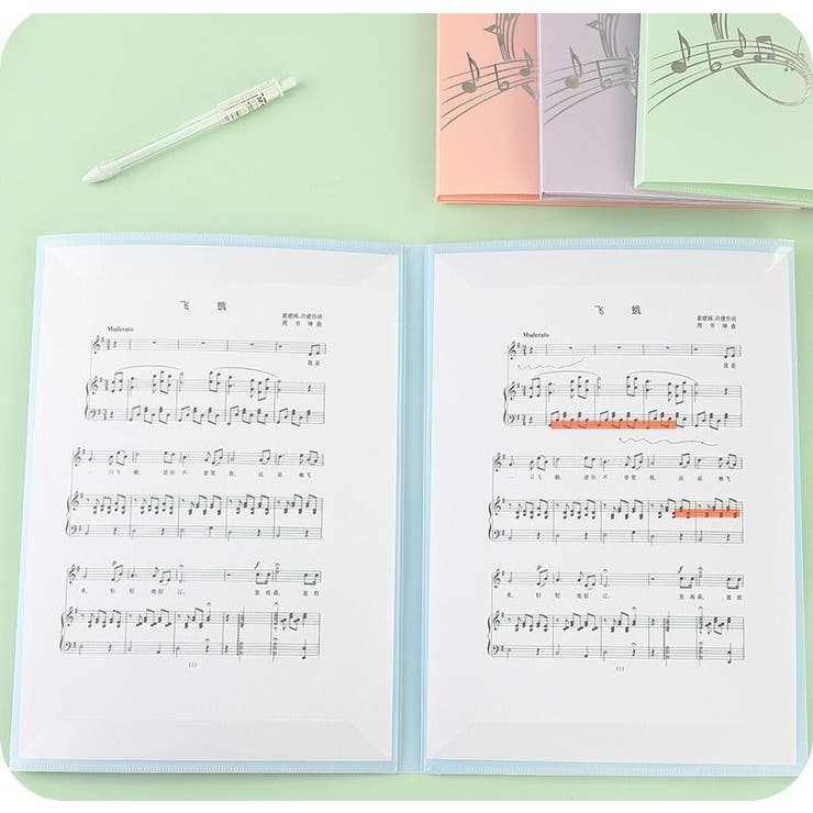 楽譜ファイル 4面 A4サイズ | PlusNao | 詳細画像4 