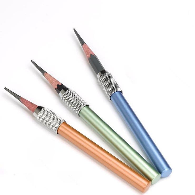 鉛筆延長ホルダー 鉛筆キャップ 同色4本セット | PlusNao | 詳細画像6 
