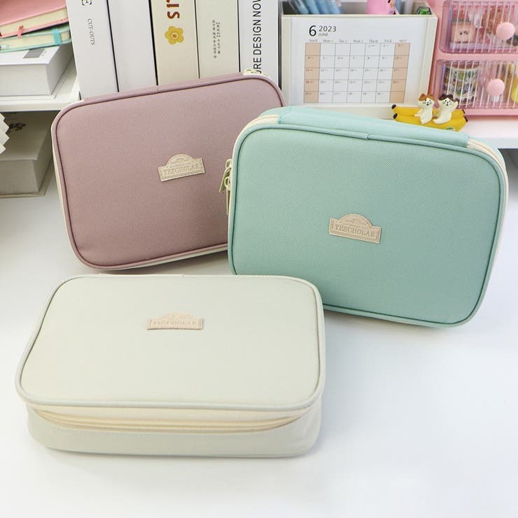 ペンケース ボックスポーチ 文房具 | PlusNao | 詳細画像3 