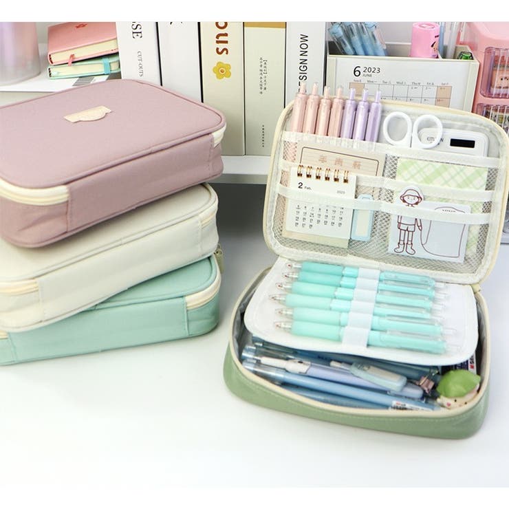 ペンケース ボックスポーチ 文房具 | PlusNao | 詳細画像4 