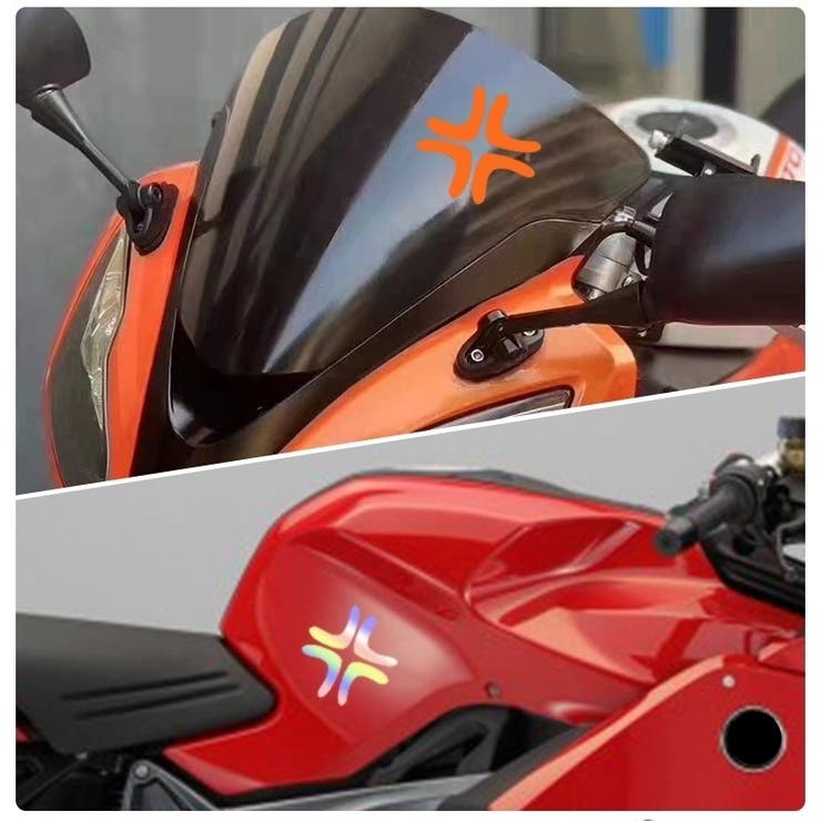 バイク用ステッカー 2枚セット バイク用デカール | PlusNao | 詳細画像3 