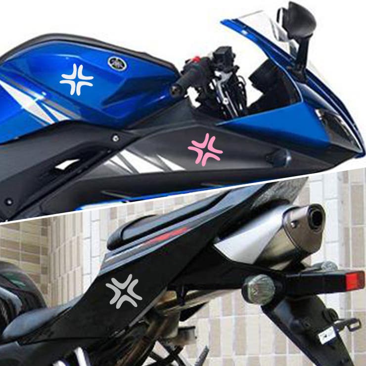 バイク用ステッカー 2枚セット バイク用デカール | PlusNao | 詳細画像4 