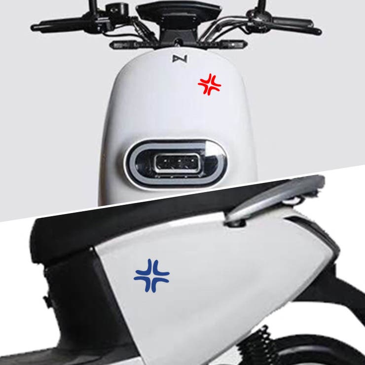 バイク用ステッカー 2枚セット バイク用デカール | PlusNao | 詳細画像5 