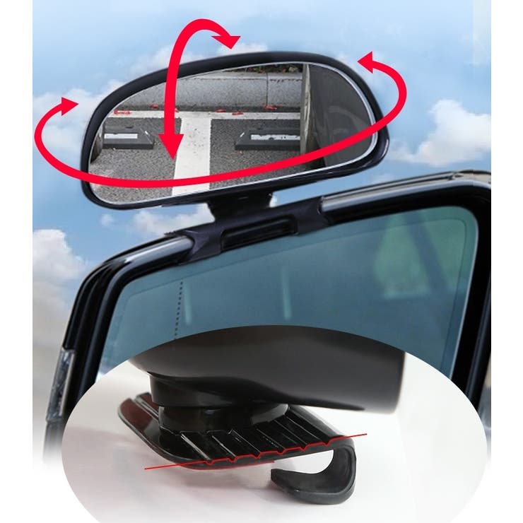 車用補助ミラー サブミラー ドアミラー | PlusNao | 詳細画像2 