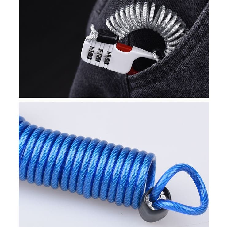 ワイヤーロック ケーブルロック 鍵 | PlusNao | 詳細画像4 