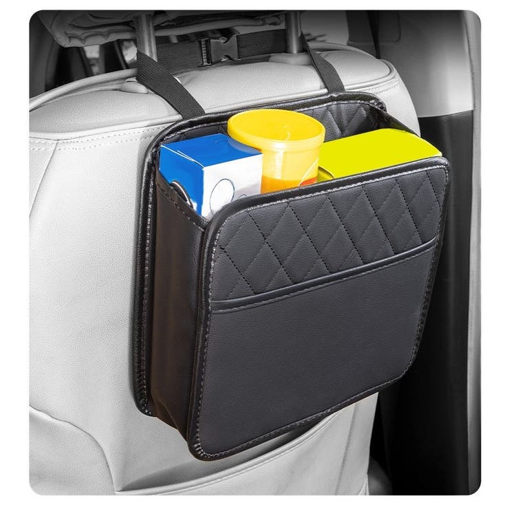 シートバックポケット フェイクレザー 車内収納 | PlusNao | 詳細画像3 
