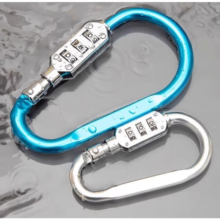 ロック付きカラビナ ダイヤル式 3桁 | PlusNao | 詳細画像5 