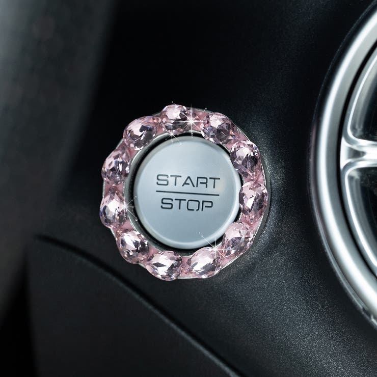 車用エンジンスタートボタンリング 水滴風 円形 | PlusNao | 詳細画像4 