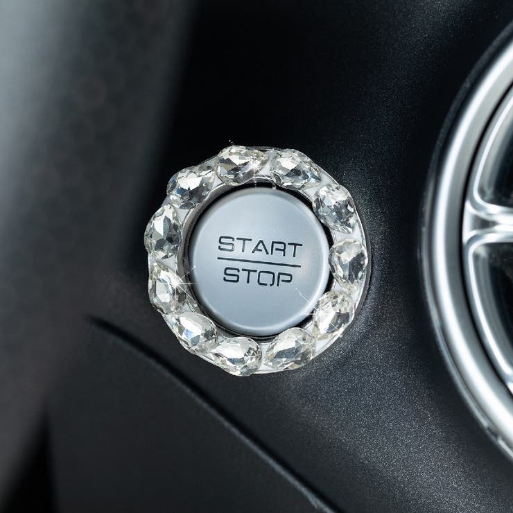 車用エンジンスタートボタンリング 水滴風 円形 | PlusNao | 詳細画像5 