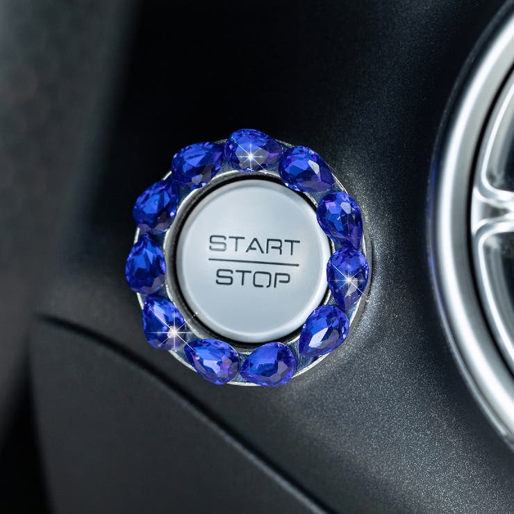 車用エンジンスタートボタンリング 水滴風 円形 | PlusNao | 詳細画像6 